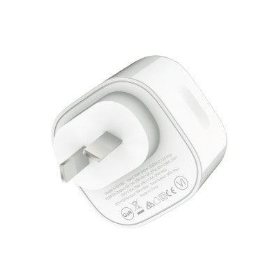 iQuick NANO Energy 1 35W USB-C Dual Ports Charging Adapter-White