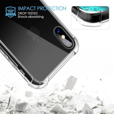 TPU Solar Crystal Hybrid Bumper Cover Case for Apple iPhone X / XS