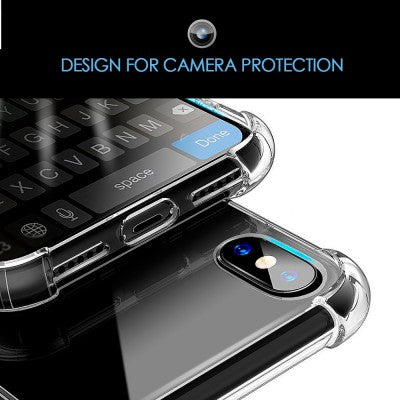 TPU Solar Crystal Hybrid Bumper Cover Case for Apple iPhone X / XS