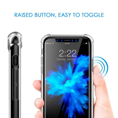 TPU Solar Crystal Hybrid Bumper Cover Case for Apple iPhone X / XS