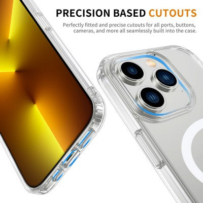 High Quality Acrylic + TPU Hybrid Transparent Magsafe Case for iPhone XS Max