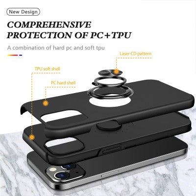 Magnetic Ring Holder Shockproof Cover Case for iPhone 13 Pro