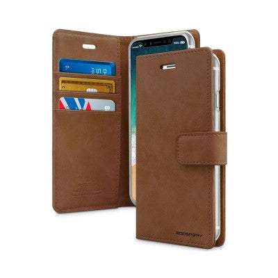 Mercury Blue Moon Diary Cover for iPhone X XS