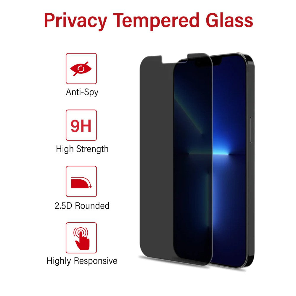 Kinglas Privacy Tempered Glass Screen Protector For iPhone 12/12 pro