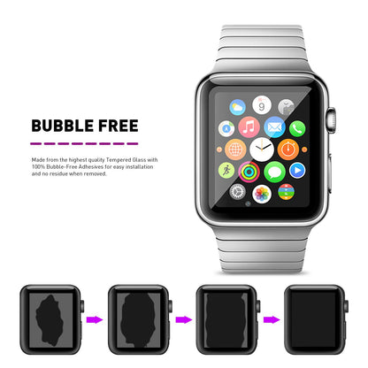 3D Full Cover Tempered Glass Screen Protector for iWatch 38MM