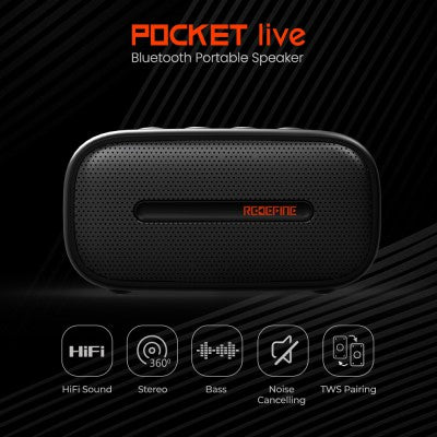 REDEFINE PDCKET Live Bluetooth Portable Speaker