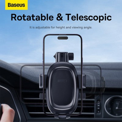Baseus Ultra Control Pro Series Clamp-Type Car Holder Set-Cluster Black