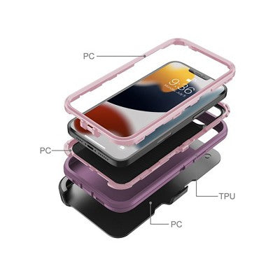 Shockproof Robot Armor Hard Plastic Case with Belt Clip for iPhone 6 Plus / 6s Plus / 7 Plus / 8 Plus