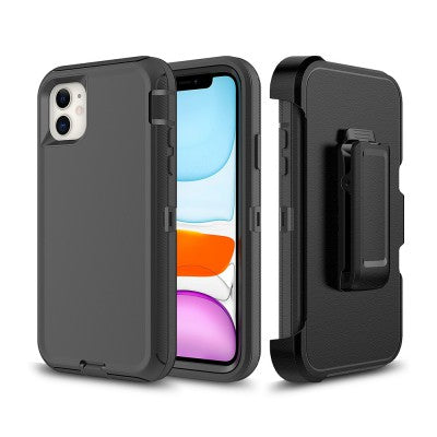 Shockproof Robot Armor Hard Plastic Case with Belt Clip for iPhone 11 Pro Max