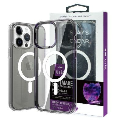 UTIA Ultimake Shockproof Transparent Magsafe Cover Case for iPhone 15 Pro Max