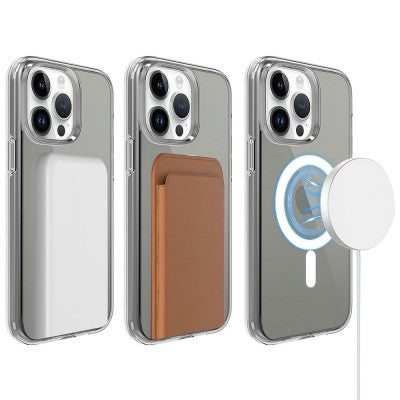 UTIA Ultimake Shockproof Transparent Magsafe Cover Case for iPhone 15 Pro