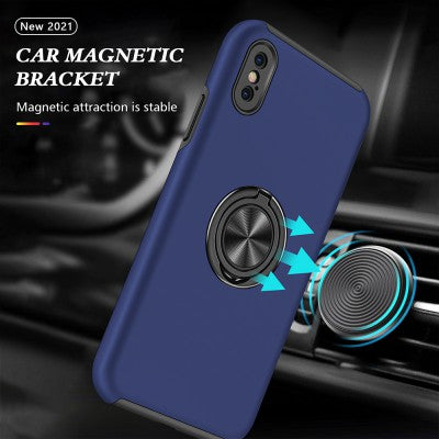 Magnetic Ring Holder Shockproof Cover Case for iPhone XS Max