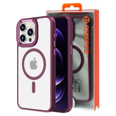 Redefine Metal Camera Lens Magnetic Transparent Magsafe Case for iPhone 15 Pro