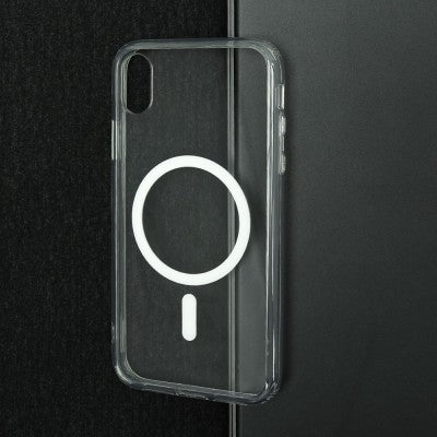 High Quality Acrylic + TPU Hybrid Transparent Magsafe Case for iPhone XS Max