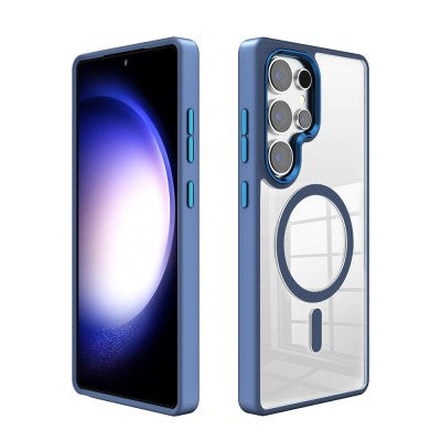 Redefine Metal Camera Lens Magnetic Transparent Magsafe Case for Samsung Galaxy S25 Ultra