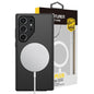 Hybrid Beatles Shockproof Case Cover with Magnetic Ring for Samsung Galaxy S25 Ultra-Transparent