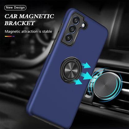 Magnetic Ring Holder Shockproof Cover Case for Samsung Galaxy S21 FE 5G