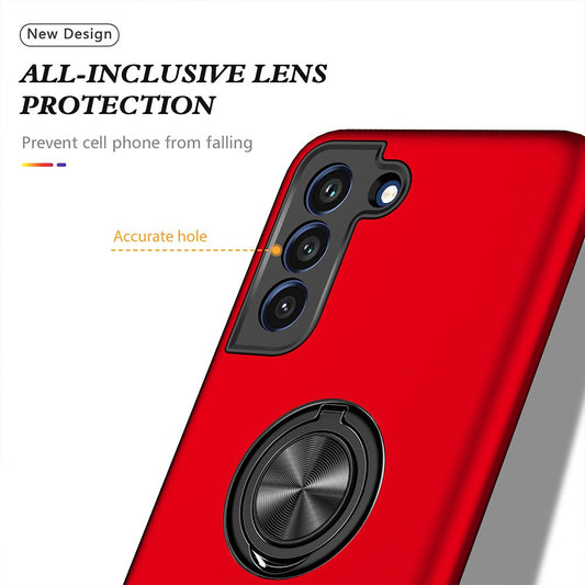 Magnetic Ring Holder Shockproof Cover Case for Samsung Galaxy S21 Plus