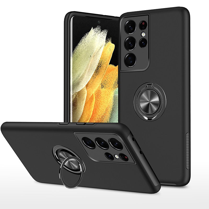 Magnetic Ring Holder Shockproof Cover Case for Samsung Galaxy S21 Ultra