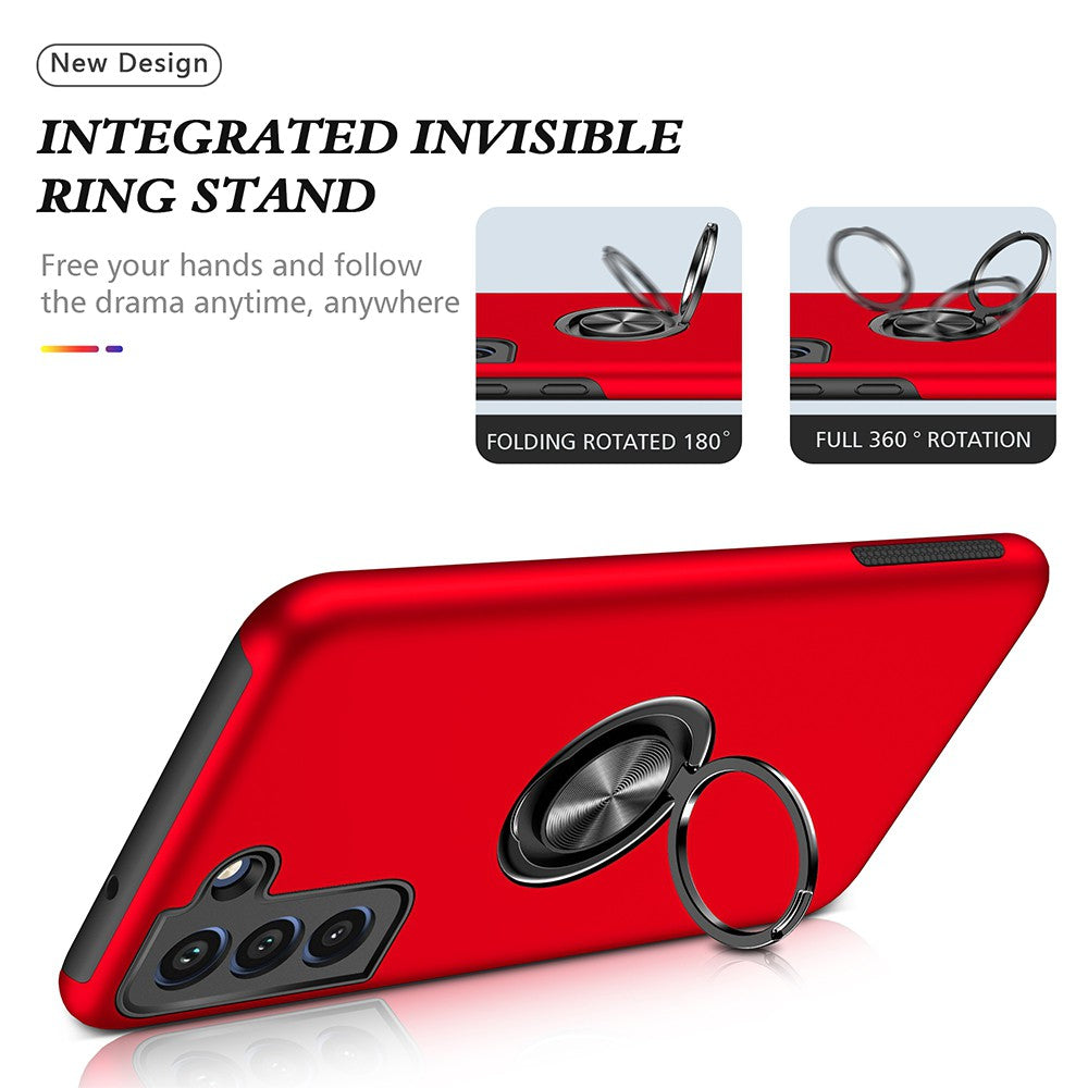 Magnetic Ring Holder Shockproof Cover Case for Samsung Galaxy S23