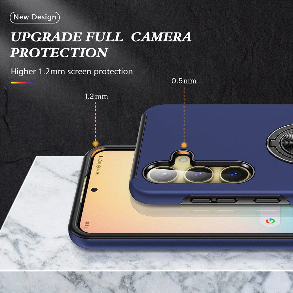 Magnetic Ring Holder Shockproof Cover Case for Samsung Galaxy S24/S25