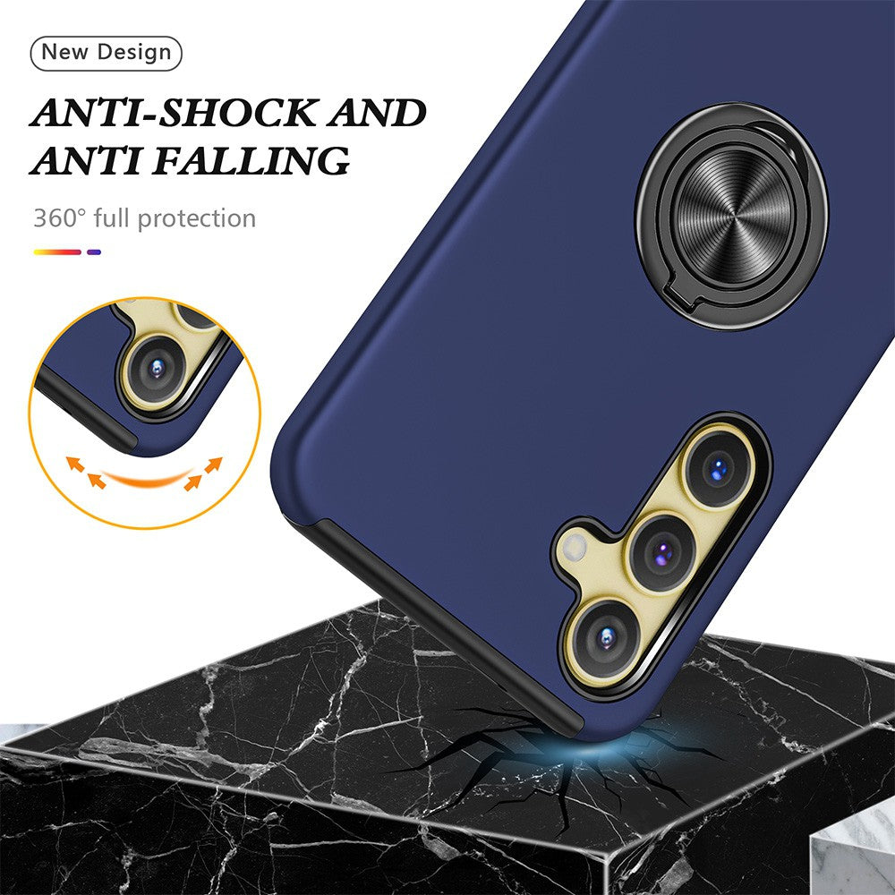 Magnetic Ring Holder Shockproof Cover Case for Samsung Galaxy S24/S25