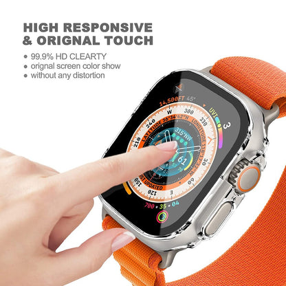 Re-Define Hard PC Case with Tempered Glass Screen Protector for Apple Watch Ultra 49mm