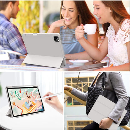 Soft TPU Back Shell Slim Cover Case with Auto Sleep / Wake for iPad Pro 11 (2024)