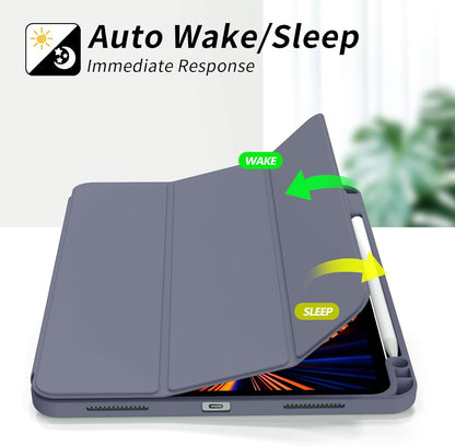 Soft TPU Back Shell Slim Cover Case with Auto Sleep / Wake for iPad Pro 13 (2024)