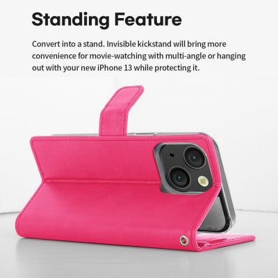 iPhone 17   Mercury Blue Moon Diary Case With Magnetic Ring