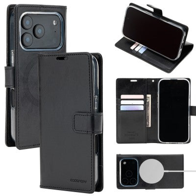 iPhone 17   Mercury Blue Moon Diary Case With Magnetic Ring