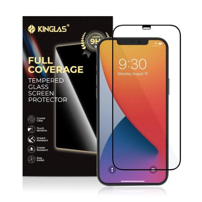 Kinglas 8 Packs Full Coverage Tempered Glass Screen Protector For iPhone XS Max / 11 Pro Max