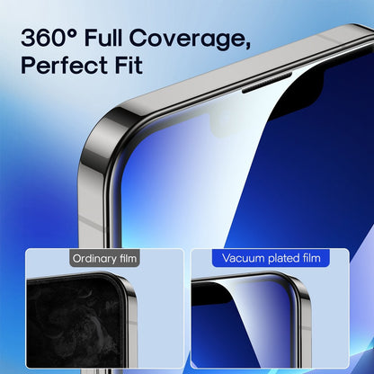 iPhone 16Pro Max / 17 Pro Max Kinglas Packs 2.5D Full Coverage Silk Printing HD+ Clarity Glass Screen Protector