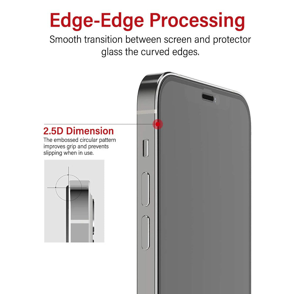 iPhone 16 Pro Max / 17 Pro Max Privacy Tempered Glass Screen Protector