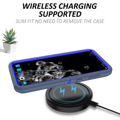 Shockproof Robot Armor Hard Plastic Case with Belt Clip for Samsung Galaxy S24/S25