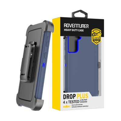 Shockproof Robot Armor Hard Plastic Case with Belt Clip for Samsung Galaxy S23 FE