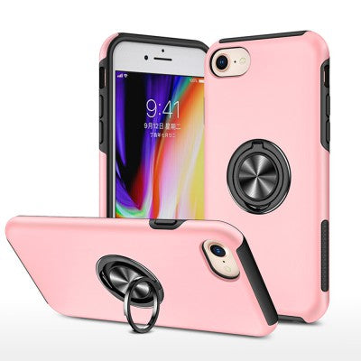Magnetic Ring Holder Shockproof Cover Case for iPhone 6 / 6S / 7 / 8 / SE (2020) / SE (2022)