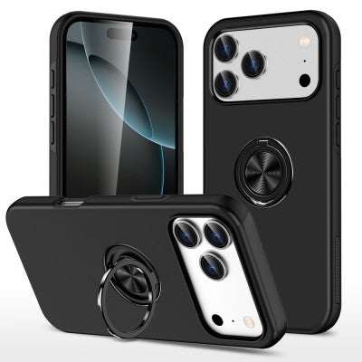 iPhone 17 Pro  Magnetic Ring Holder Shockproof Case Cover