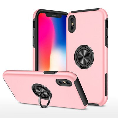 Magnetic Ring Holder Shockproof Cover Case for iPhone X / XS