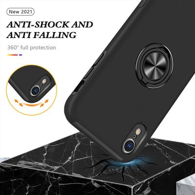 Magnetic Ring Holder Shockproof Cover Case for iPhone XR